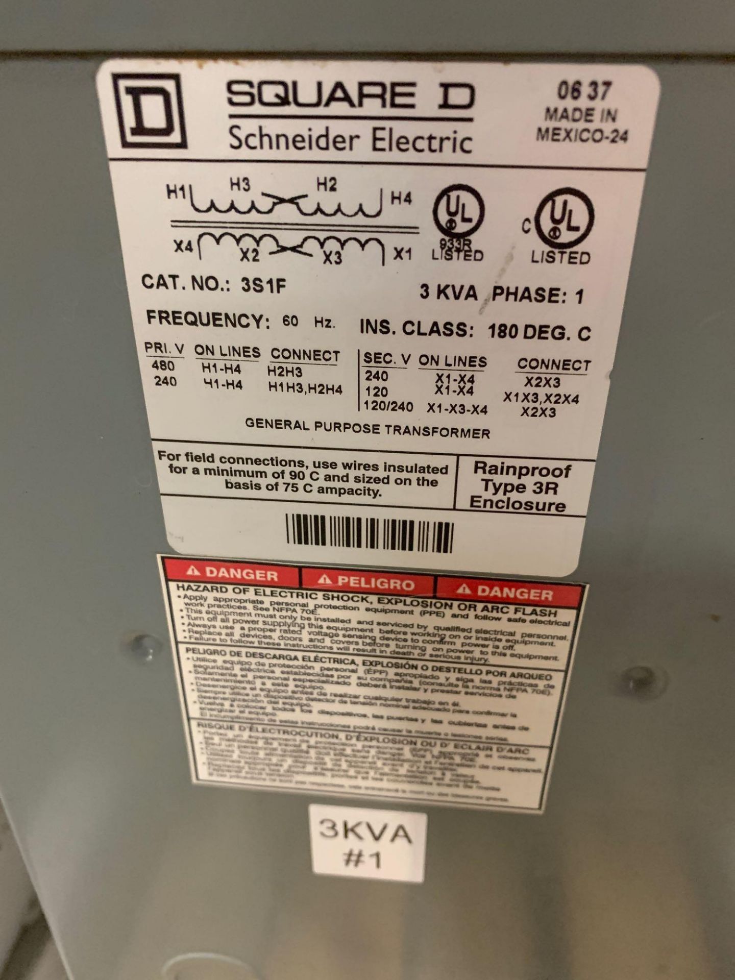 POWER DISTRIBUTION TRANSFORMER WITH TRANSFER SWITCH - Image 7 of 7