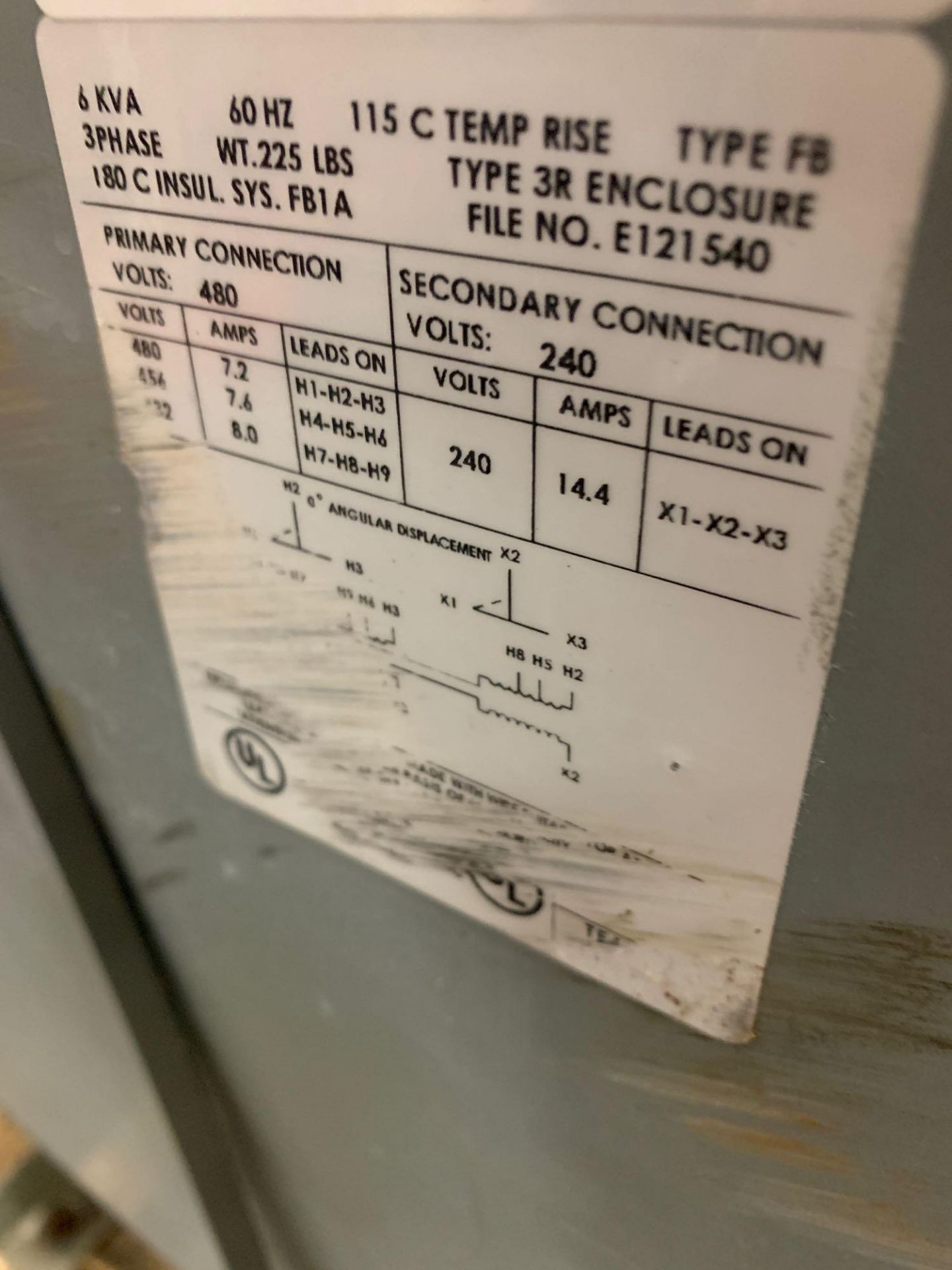 (3) POWER DISTRIBUTION TRANSFORMERS WITH TRANSFER SWITCHES - Image 4 of 6