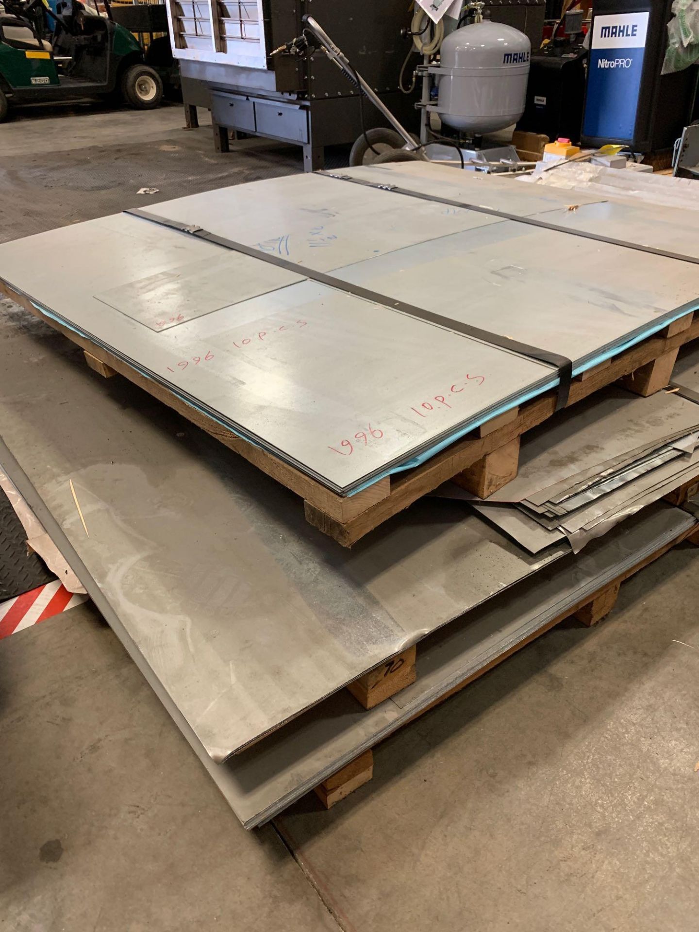 3 PALLETS OF ASSORTED SHEET METAL - Image 3 of 4