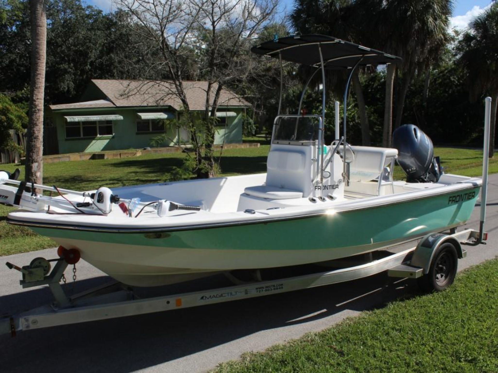 2018 K2M VS CENTER CONSOLE BOAT WITH TRAILER, YAMAHA MOTOR