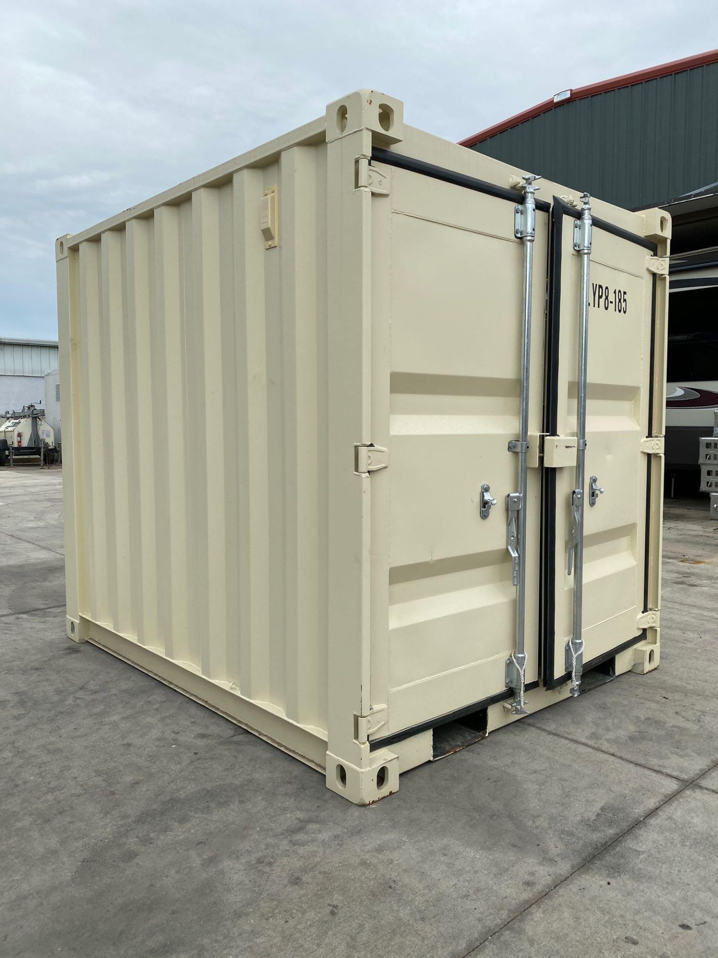 UNUSED STORAGE/OFFICE CONTAINER, REAR SWING DOORS, SIDE DOOR, FORKLIFT POCKETS - Image 3 of 3