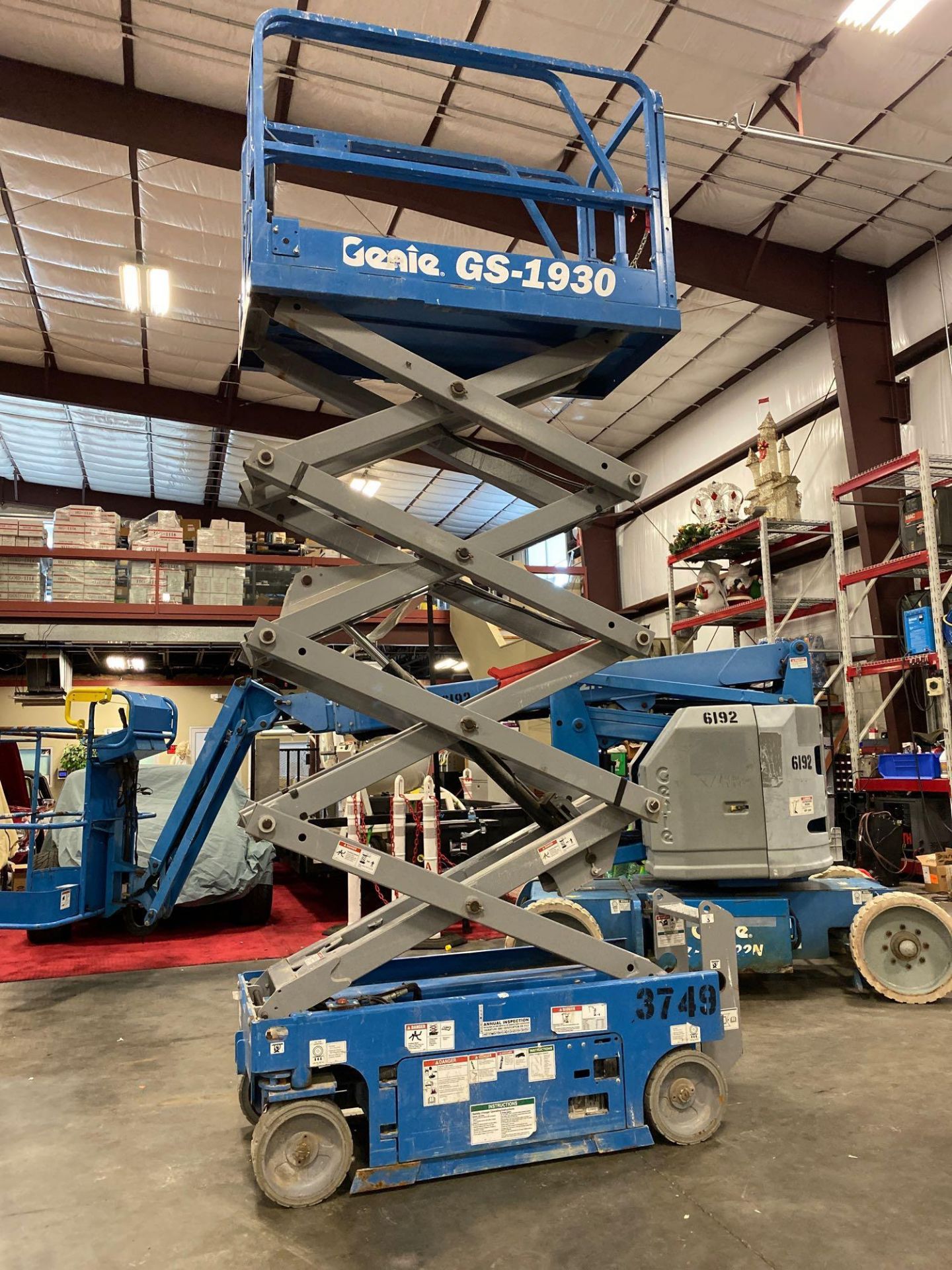 2017 GENIE GS-1930 ELECTRIC SELF PROPELLED SCISSOR LIFT, 19' PLATFORM HEIGHT, SLIDE OUT PLATFORM - Bild 6 aus 7