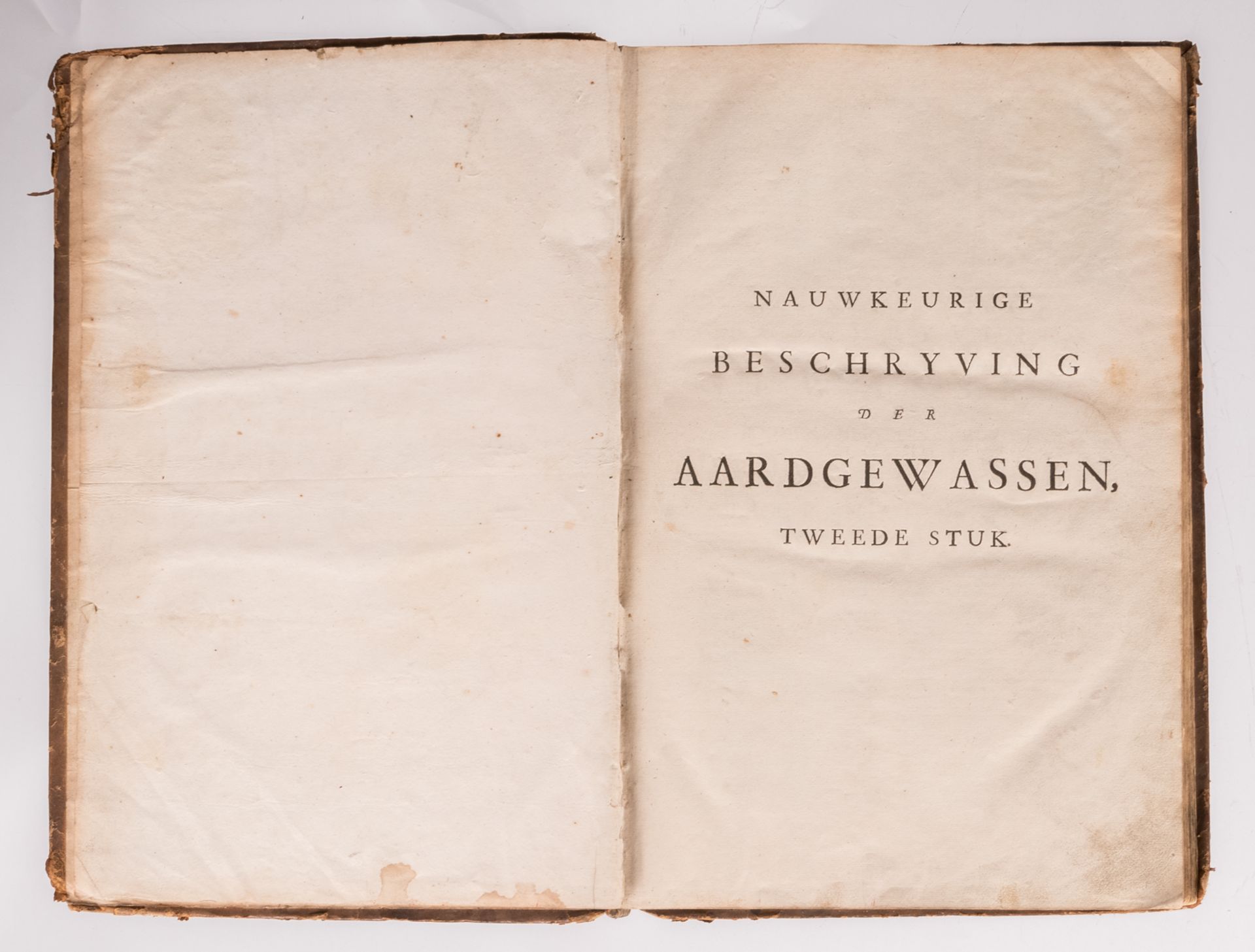 Munting A., 'Nauwkeurige beschryving der aardgewassen - Tweede stuk', Leiden, printed by François Ha - Image 3 of 8