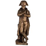 Pinedo E., Napoleon, patinated bronze, with a 'Bronze garanti au titre Paris' mark, H 44 cm