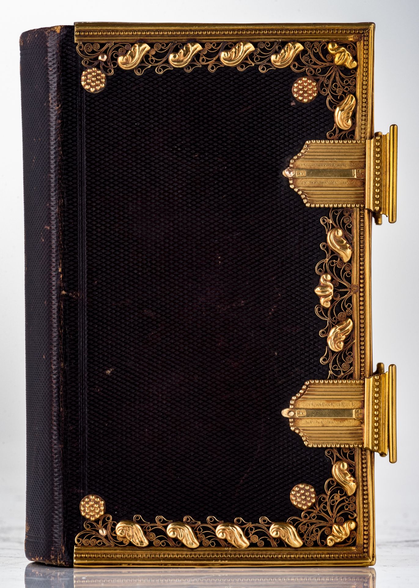 Statenbijbel, 'Bijbel-compagnie Amsterdam-Haarlem 1853', with a leather binding and gilt edges, late - Image 3 of 5