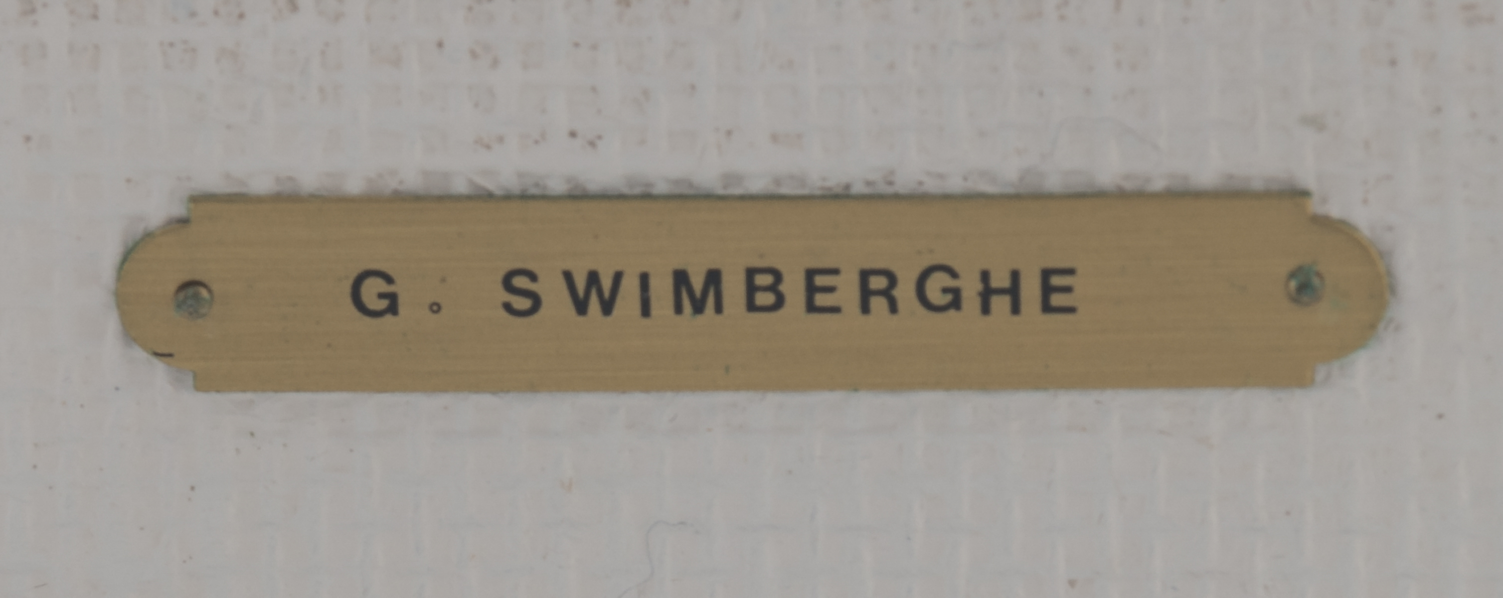 Swimberghe G., untitled, dated 1972, silk screen, 50/50, 44,5 x 49,5 cm; added Hoffmann J., untitled - Image 11 of 11