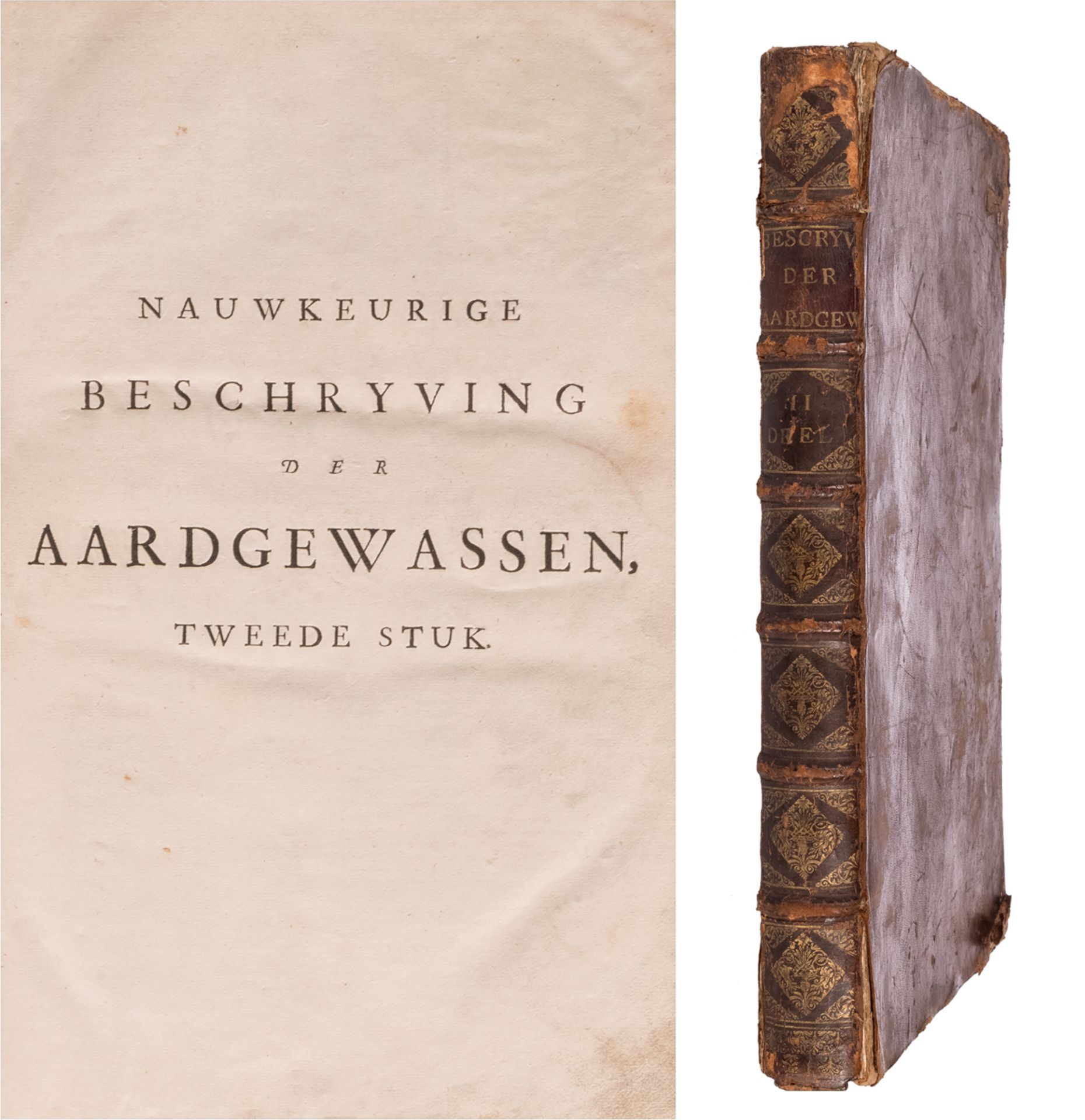 Munting A., 'Nauwkeurige beschryving der aardgewassen - Tweede stuk', Leiden, printed by François Ha