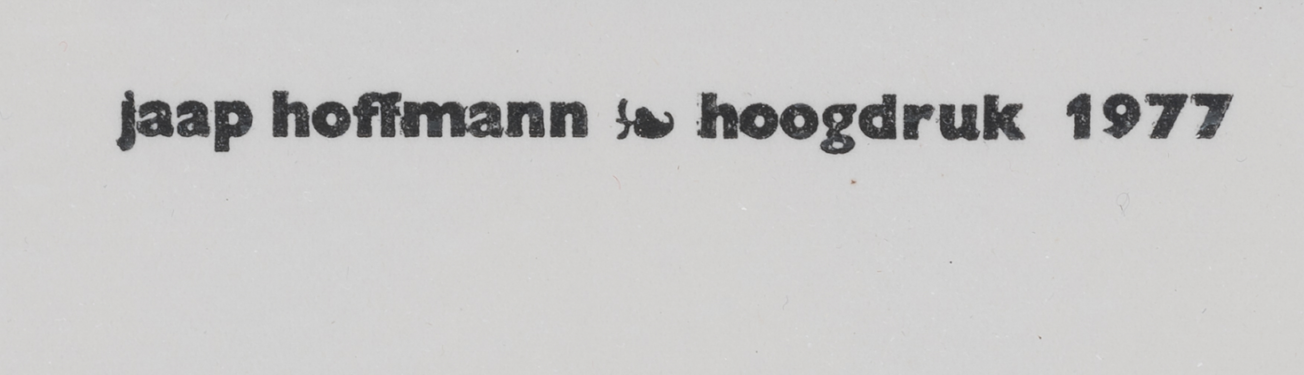 Swimberghe G., untitled, dated 1972, silk screen, 50/50, 44,5 x 49,5 cm; added Hoffmann J., untitled - Image 9 of 11