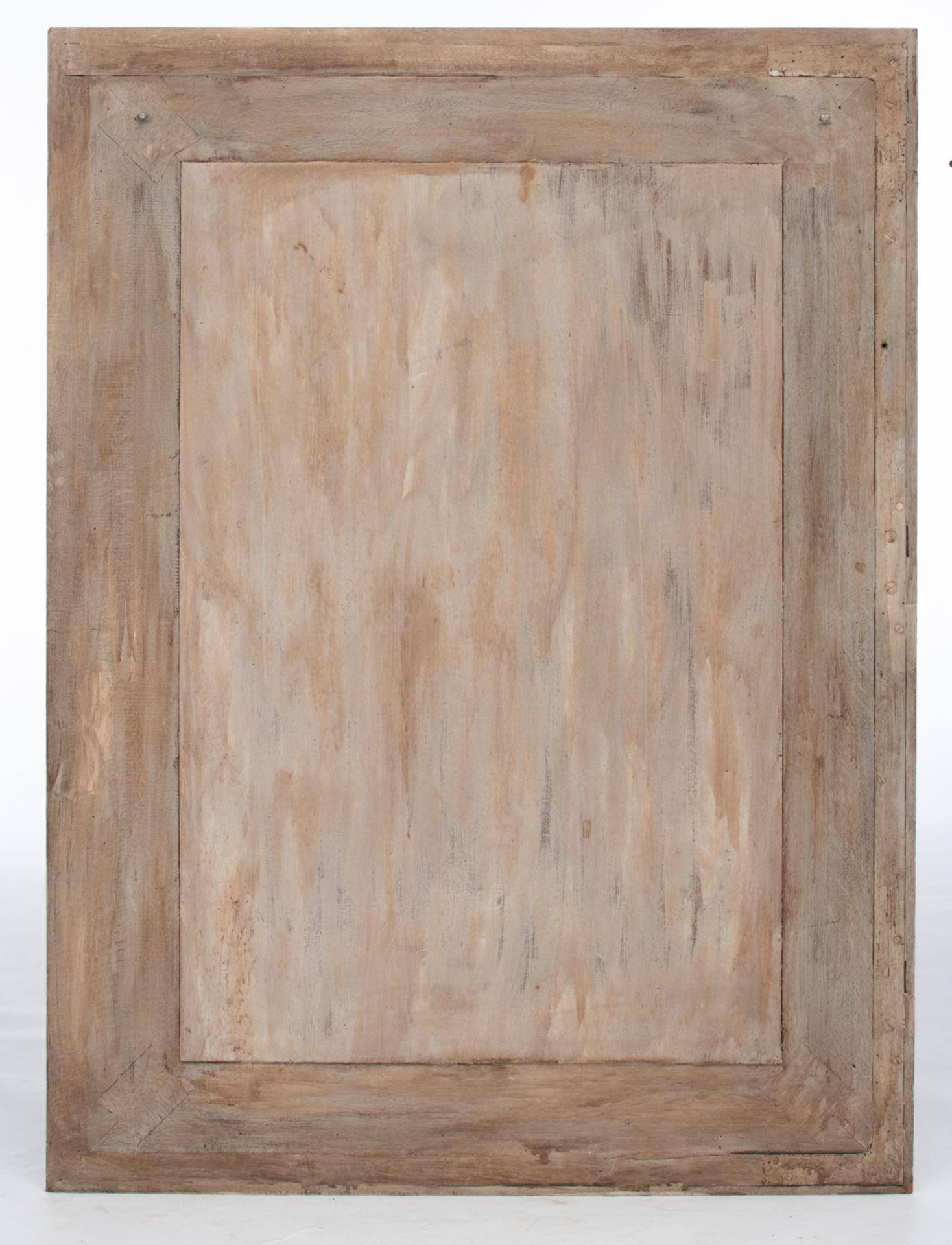 A patinated LXVI wall panelling, H 166 - W 125 cm - Bild 2 aus 2