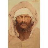 Van Biesbroeck J., the portrait of a blind Arab, oil on panel, 36,5 x 53 cm Is possibly subject of