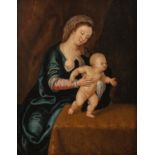 No visible signature, Madonna with child, after the 'Madonna and Child with Margaret of Austria'