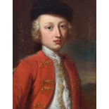Monogrammed HRST, the portrait of Wolfgang Carol von Gingin, Herr zu Chevily, at the age of 15,