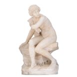 Pugi, the bathing Venus, Carrara marble, H 60,5 cm