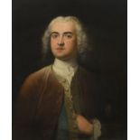 No visible signature, attr. to Highmore J., the portrait of Mr. James Baillie, oil on canvas, 64 x