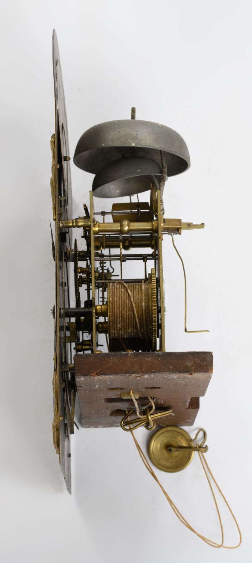 A Dutch burl wood and marquetry veneered 'Amsterdammer type' longcase clock, with gilt bronze mounts - Image 8 of 8