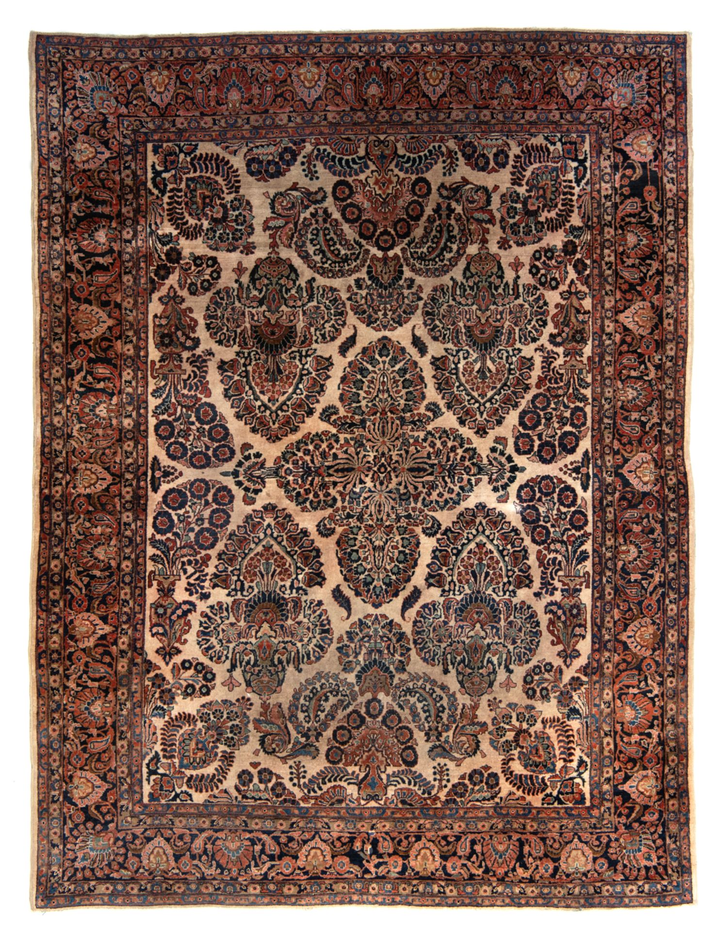 A large Oriental rug, 266 x 351,5 cm