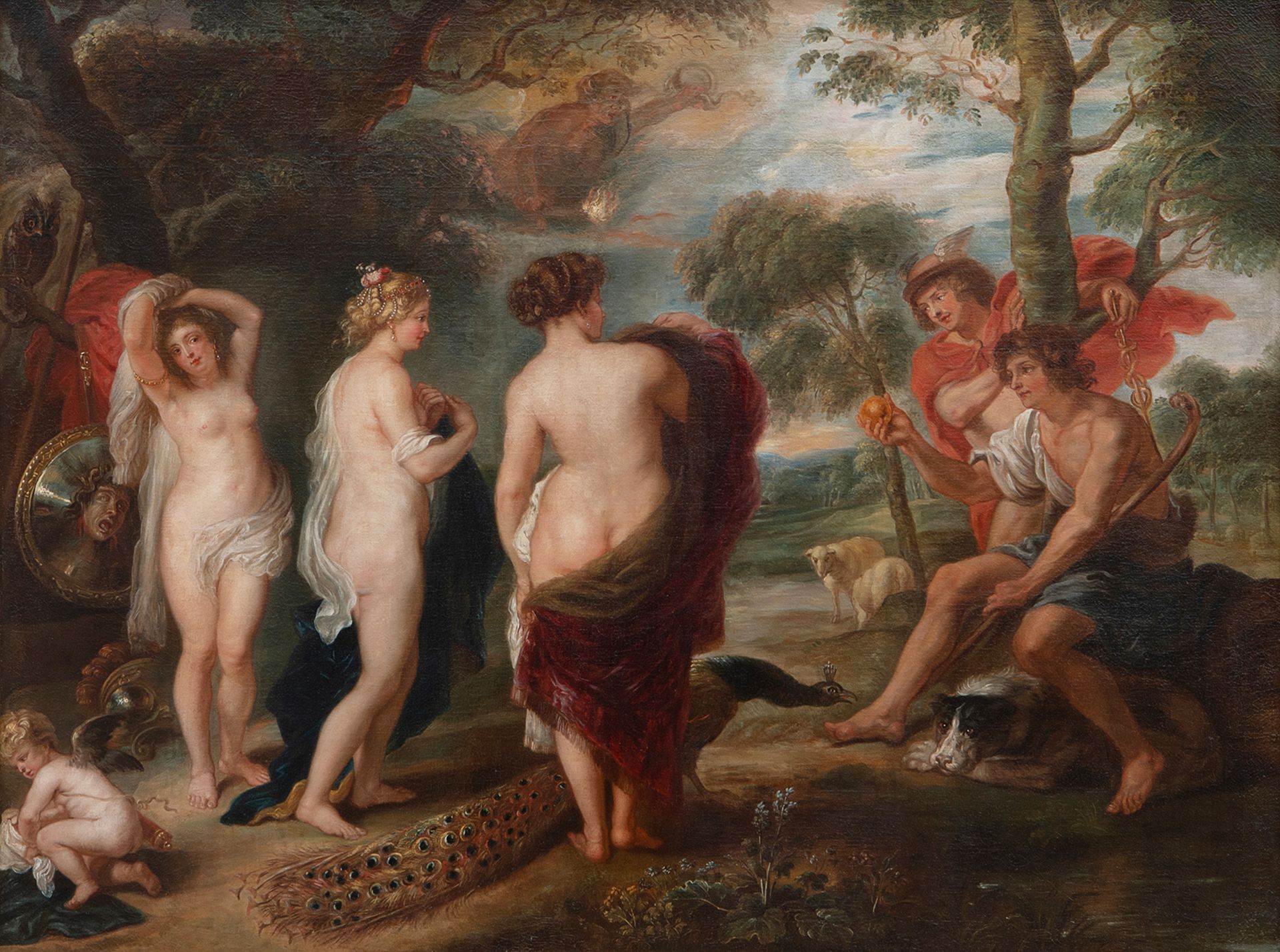 No visible signature, after the famous 'Judgement of Paris' by Peter Paul Rubens, The National