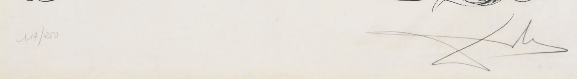 Dali S., 'Les Songes drolatiques de Pantagruel', four colour lithographs, N° 117/259, 48 x 67 cm - Bild 9 aus 9