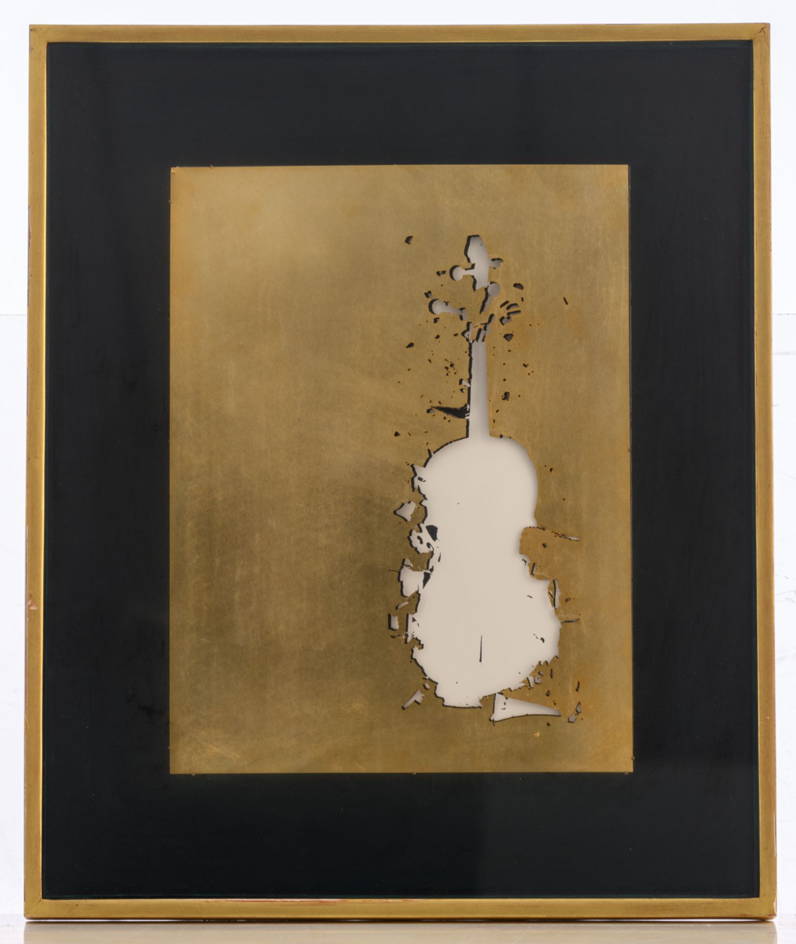 Arman F., the guitar, copper collage and lithograph, N°51/70, 26 x 34 cm Is possibly subject of - Bild 2 aus 4