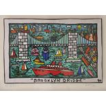 James RIZZI (1950-2011), "BROOKLYN BRIDGE", 1994, 3D-Konstruktion, handsigniert und nummeriert 289/