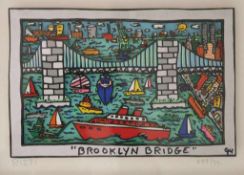 James RIZZI (1950-2011), "BROOKLYN BRIDGE", 1994, 3D-Konstruktion, handsigniert und nummeriert 289/