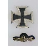 Preussen, Eisernes Kreuz 1914, 1. Klasse, Fertigung 30er Jahre, an Nadel, guter Zustand, dabei