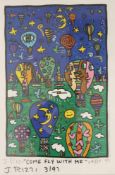 James RIZZI (1950-2011), "COME FLY WITH ME", 1993, Offsetdruck, im Druck signiert und nummeriert VV,