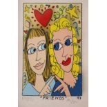 James RIZZI (1950-2011), "FRIENDS", 1997, 3D-Konstruktion, untertitelt, sign., Expl. Nr. 196/350,