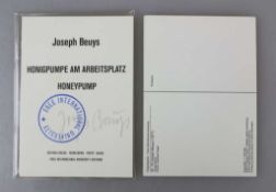 Joseph BEUYS (1921-1986), Honigpumpe am Arbeitsplatz, 1977, 10 Postkarten zum Werk "Honeypump",