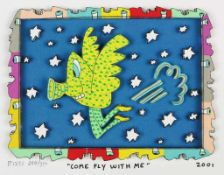 James RIZZI (1950-2011), "COME FLY WITH ME" 2001, 3D-Konstruktion, untertitelt, sign. Expl. Nr.