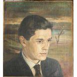 Rudolf ARZT (XX), Porträt "Herr Weber", Öl auf Leinwand, 1947, sign. Maße: 39 x 36 cm.