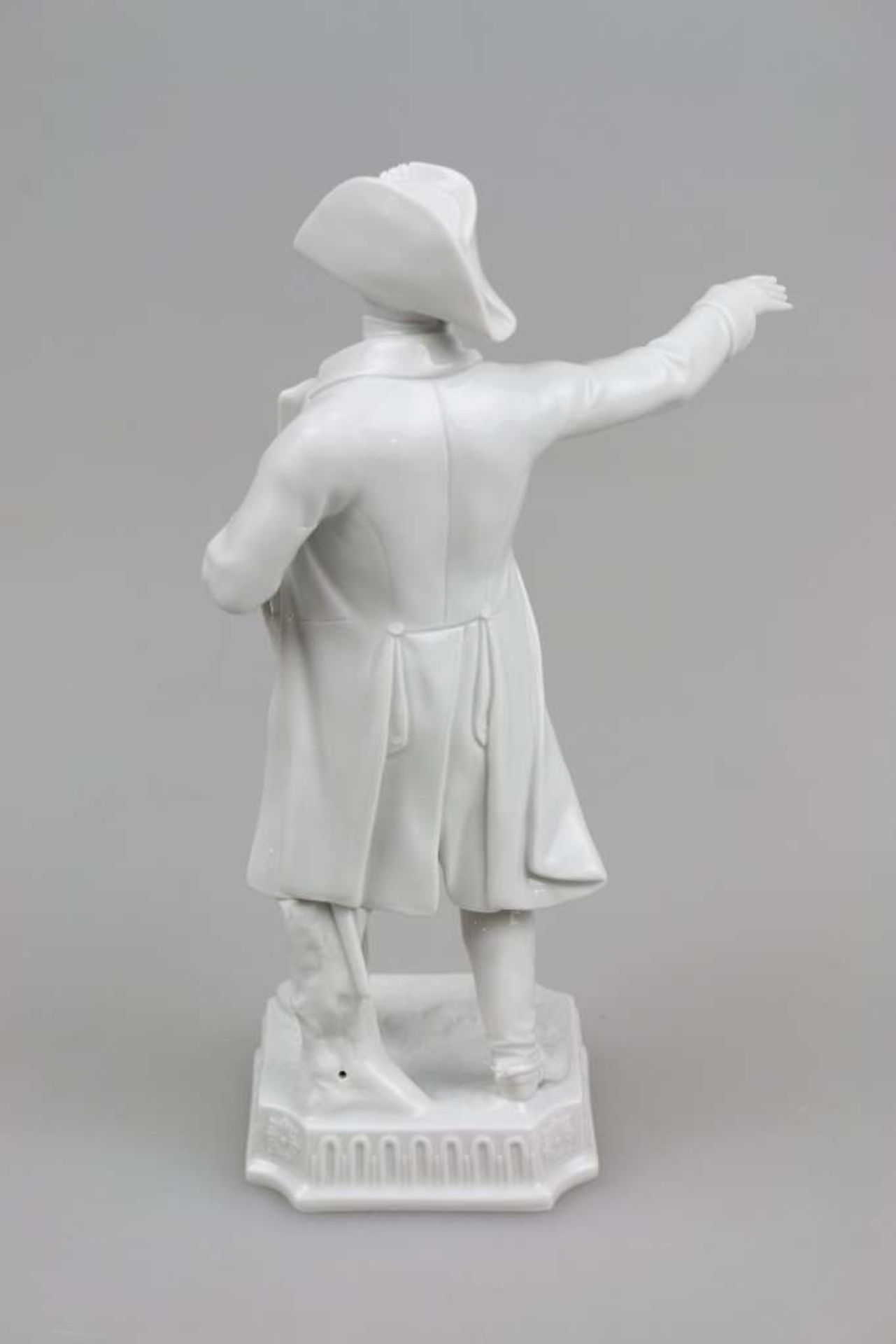 Porzellanfigur "Napoleon Bonaparte", Sächsische Porzellan-Manufaktur Dresden, blaue - Bild 2 aus 3