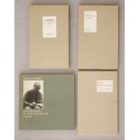 Vier Bücher Arno Schmidt: vorläufiges von Zettels Traum, die Schallplatten-Kasette; Leviathan oder