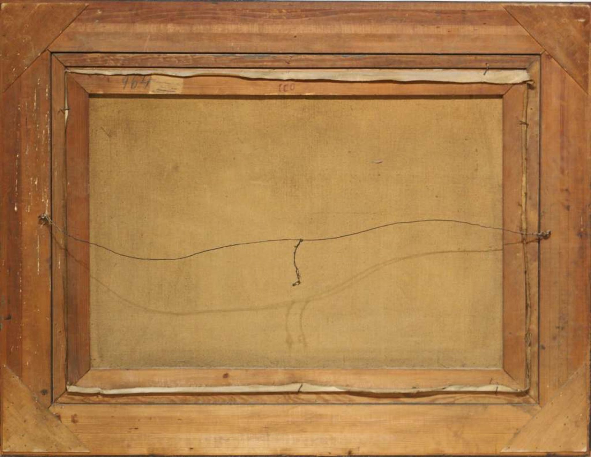Fernand LUBICH (Künstler des 19./20. Jh.), Öl auf Leinwand, "Segler in der Lagune von Venedig bei - Bild 4 aus 4