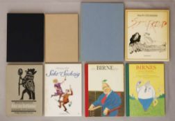 Konvolut Künstler/ Humoristen, acht Bücher: Bruno Paul, Bruno Paul oder die Wucht des Komischen; H.