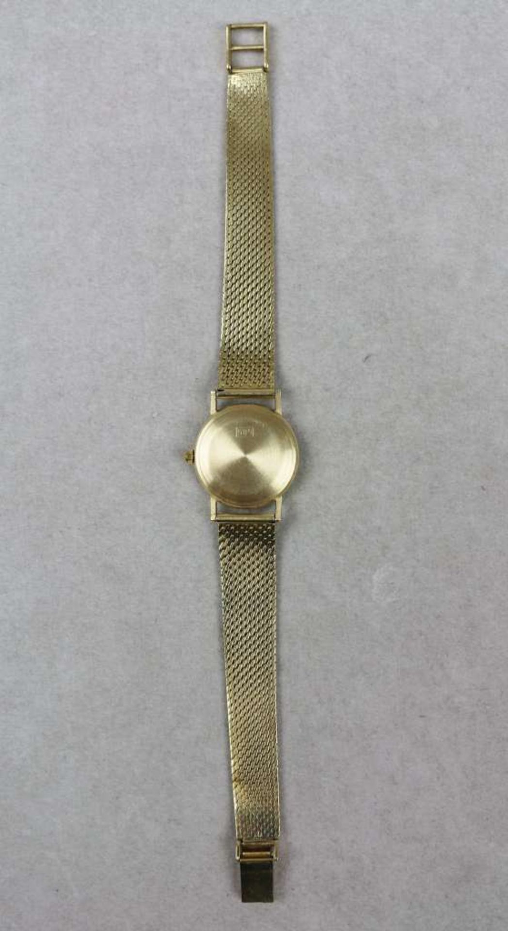 Castello, Damenarmbanduhr 585er Gelbgold an feinem 750er Gelbgold-Armband, rundes Gehäuse, - Bild 3 aus 4