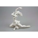 Hutschenreuther Figur "Finale", vollplastische Darstellung einer Tänzerin, Weißporzellan, Entwurf