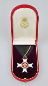 Österreich Ungarn, Malteser Verdienstkreuz 2. Klasse, 1. Art (1916-1928), vergoldet, beidseitig