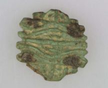 Ägyptisches Amulett, 4-fach Udjat Auge, Fayence, wohl Spätzeit, 26.-30. Dynastie, 6.-4.Jh. v. Chr.