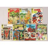 Hit Comics "Die fantastischen Vier", 7 Bde.: Nr. 18, 21, 22, 61, 73, 109, 113. Gebrauchsspuren,