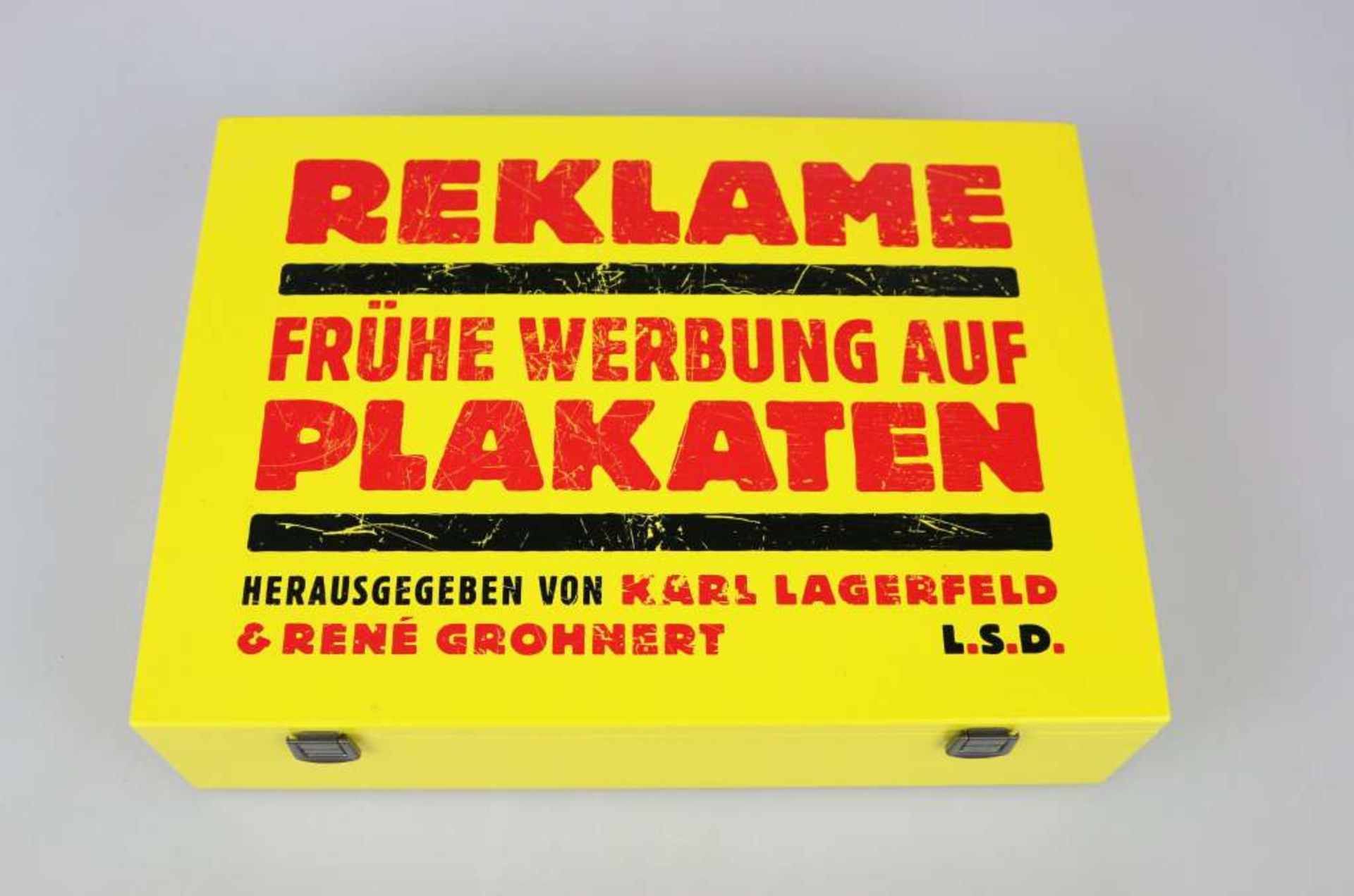 LAGERFELD/GROHNERT (Hrsg): REKLAME, FRÜHE WERBUNG AUF PLAKATEN, herausgegeben von Karl Lagerfeld und
