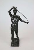 Ludwig GRAEFNER, 20. Jh.,Bronze, patiniert, auf der Plinthe sign. u. dat. L. Graefner 19,