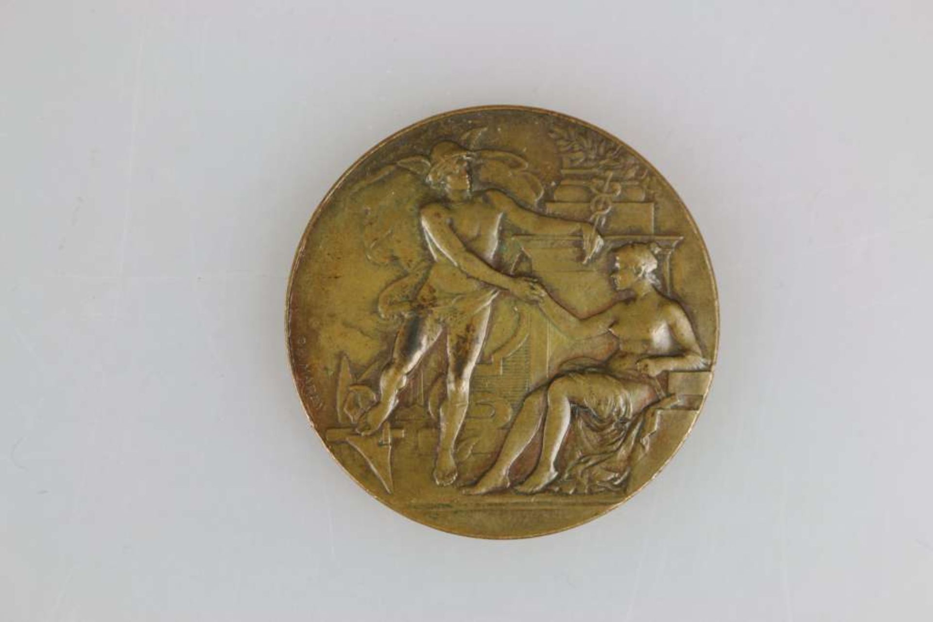 Charles Gustave de Marey (1878-1967) Frankreich, Medaille Handel und Industrie, verliehen an "Landry - Image 2 of 3