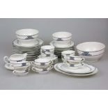 Rosenthal Classic, Rest Speiseservice für 6 Personen, 20. Jh., Pearl-China, Serie Grace, Dekor