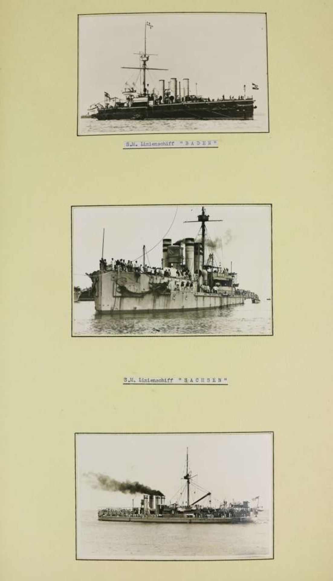 Marine-Archiv, 13 großformatige Alben mit Abbildungen/ Fotos/ Zeitungsausschnitten fast sämtlicher - Bild 2 aus 6