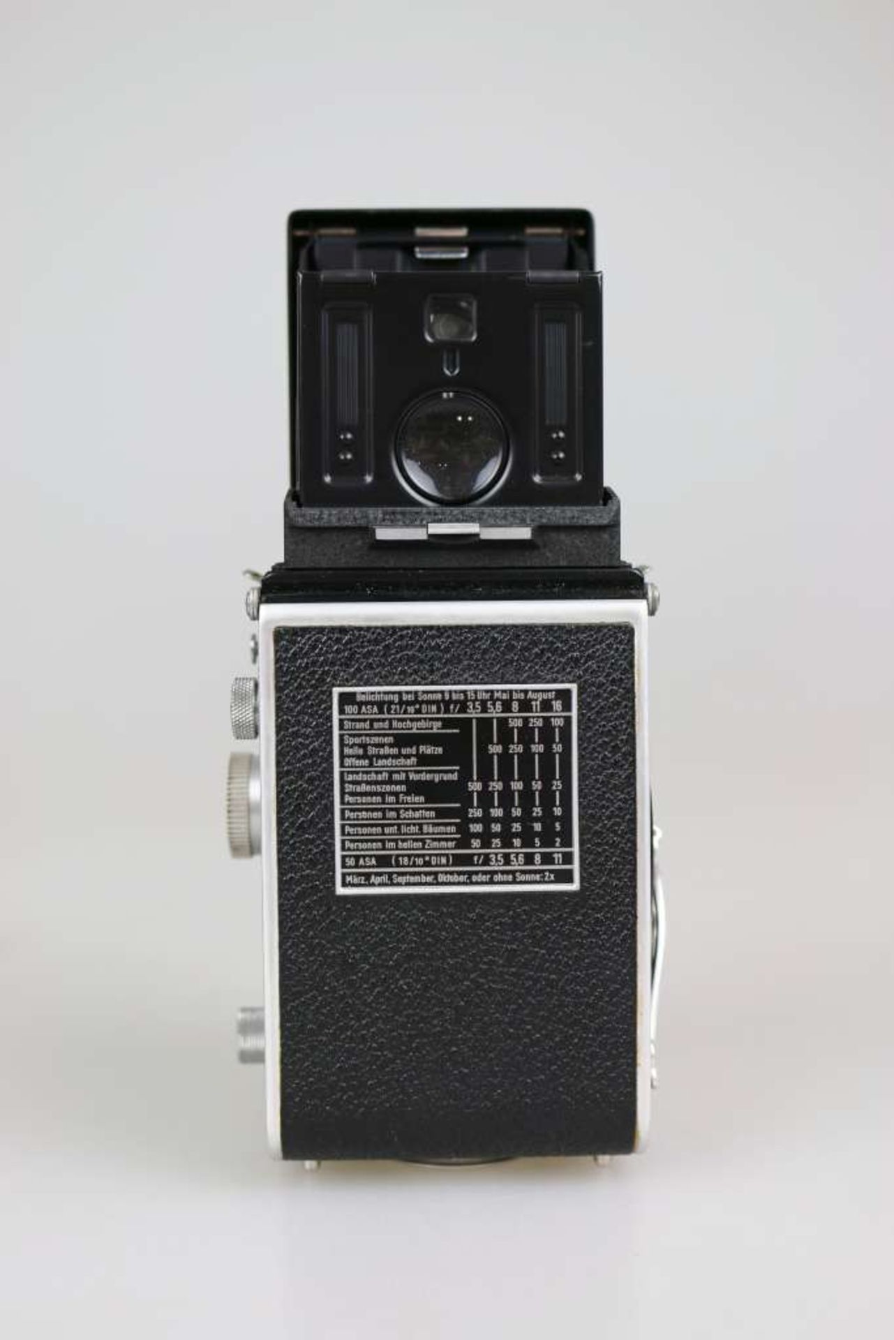 Kamera Rolleiflex, Franke u. Heidecke Braunschweig, zweiäugige Mittelformat-Spiegelreflexkamera, - Image 4 of 4