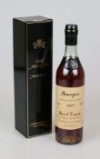 Armagnac, 1 Flasche, 70 cl., Jahrgang 1897, Hersteller: Marcel Trépout, Bezeichnung: Armagnac,