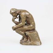Nach Auguste Rodin, Miniaturbronze, an der Seite Stempelung: RODIN, Miniaturdarstellung des