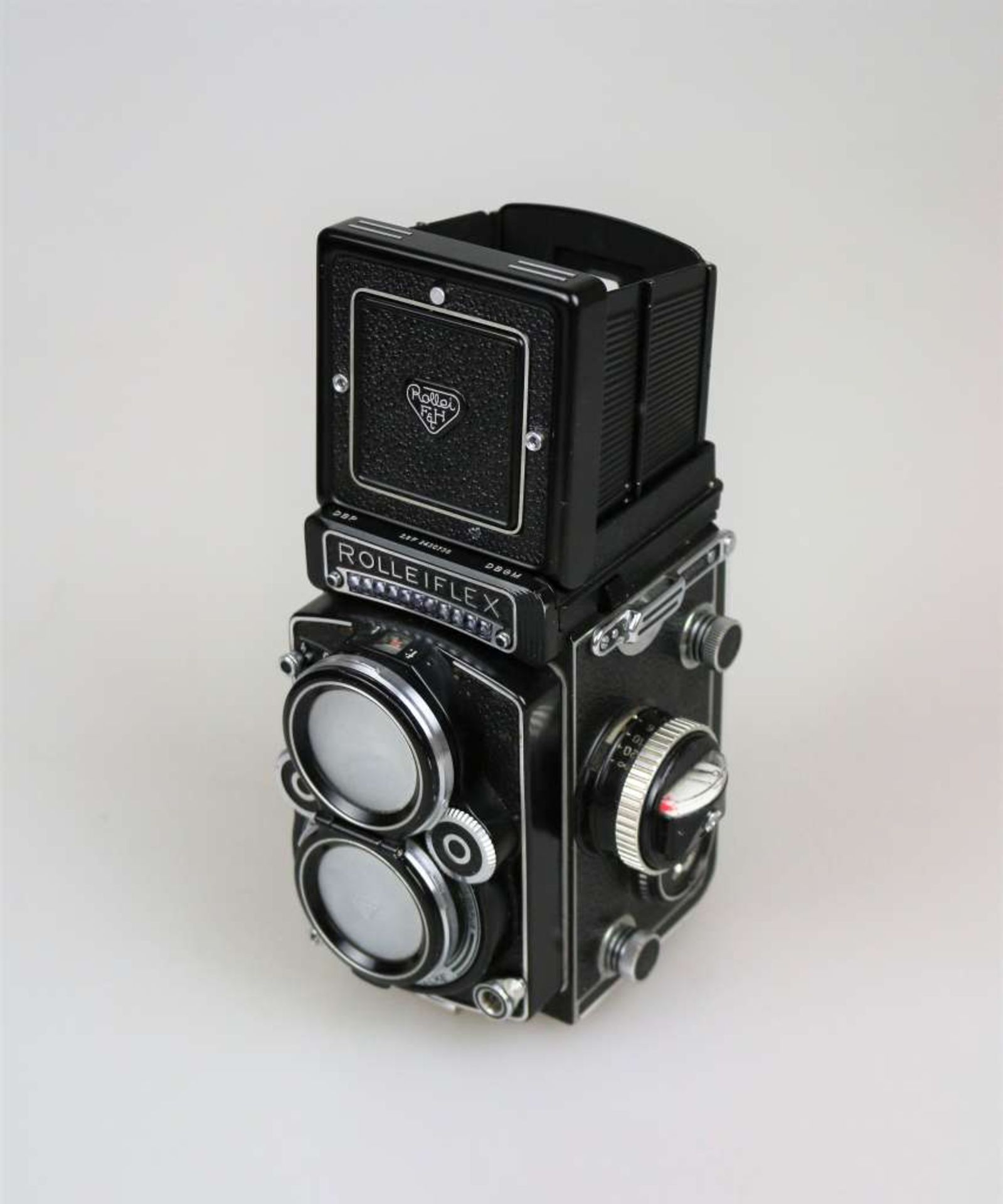 Rolleiflex Planar "Zweiäugige" Kamera, DBP 2,8 F Nr. 2430738 DBGM, 60er Jahre, Franke & Heidecke, - Bild 2 aus 4