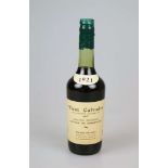 Calvados, 1 Flasche, wohl 70 cl., Jahrgang 1921, Hersteller: Michel Huard, Bezeichnung: Vieux